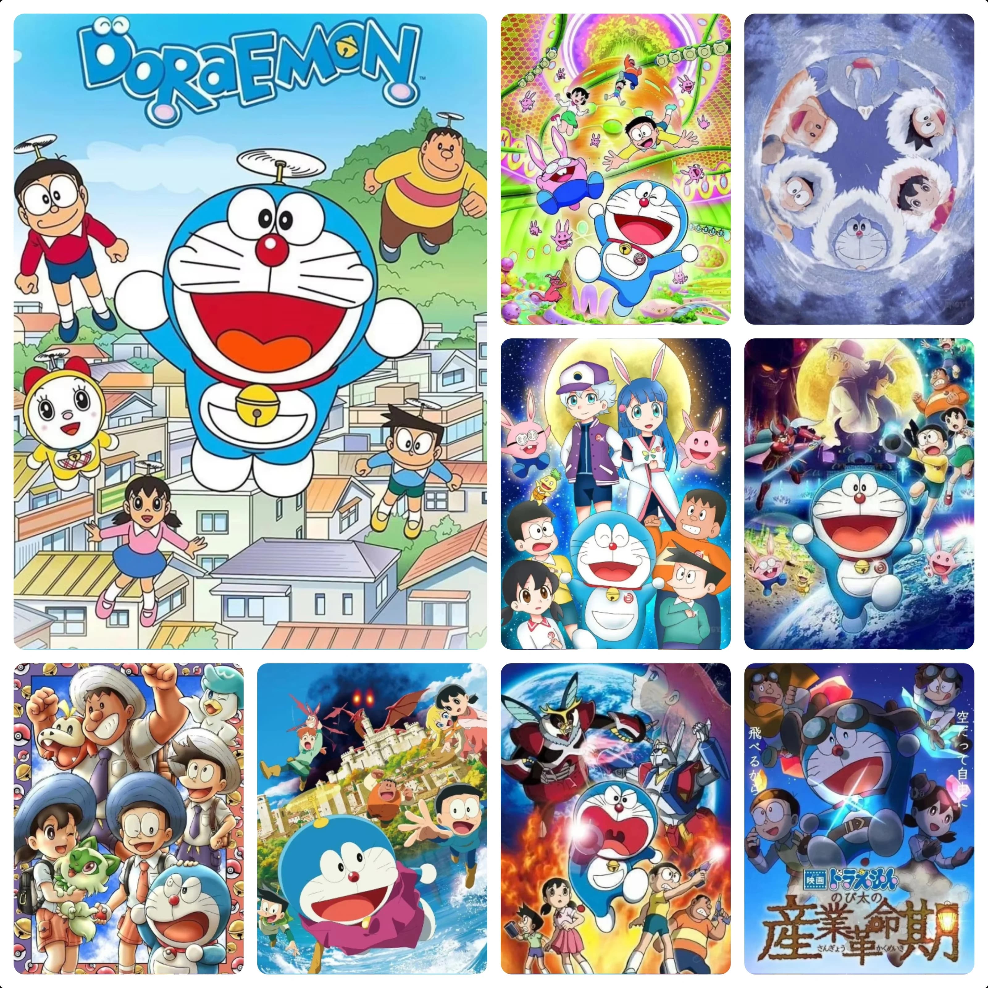 Doraemon Nobita Japanese Anime Jigsaw Puzzles 500/1000/1200/2000PCS Handmade Art Exquisite Home Decor Gift No Frame