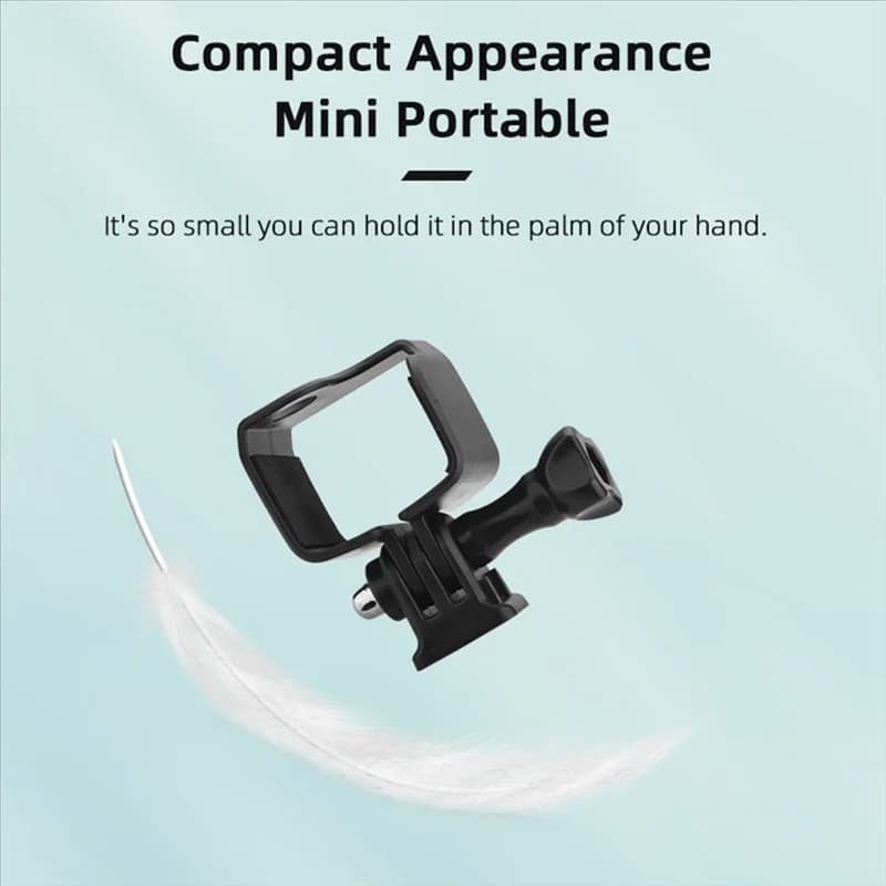 -N07R Adattatore per fotocamera Clip per bordo Vite base Selfie Stick Treppiede Connettore di ricambio per Dji Osmo Pocket 3 Gimbal per fotocamera
