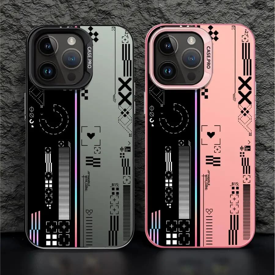Custodia Classica per iPhone 17 Pro Max Air XR 14 13 Pro XS 16 15 Plus 11 12 - Cover Posteriore per Telefono