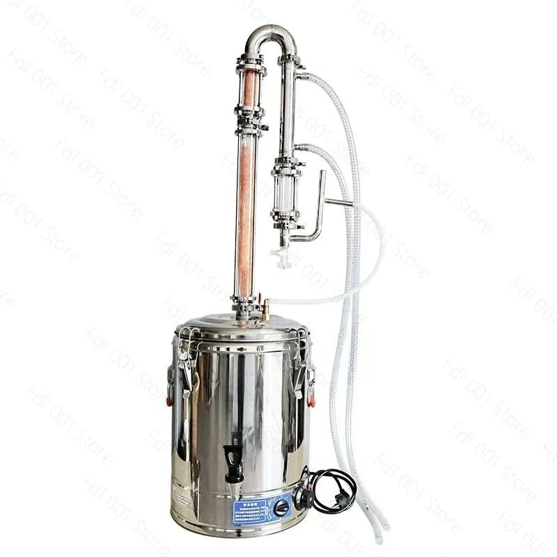 Household small hydrosol distiller hydrosol machine commercial refining stainless steel essential oil extraction automatic
