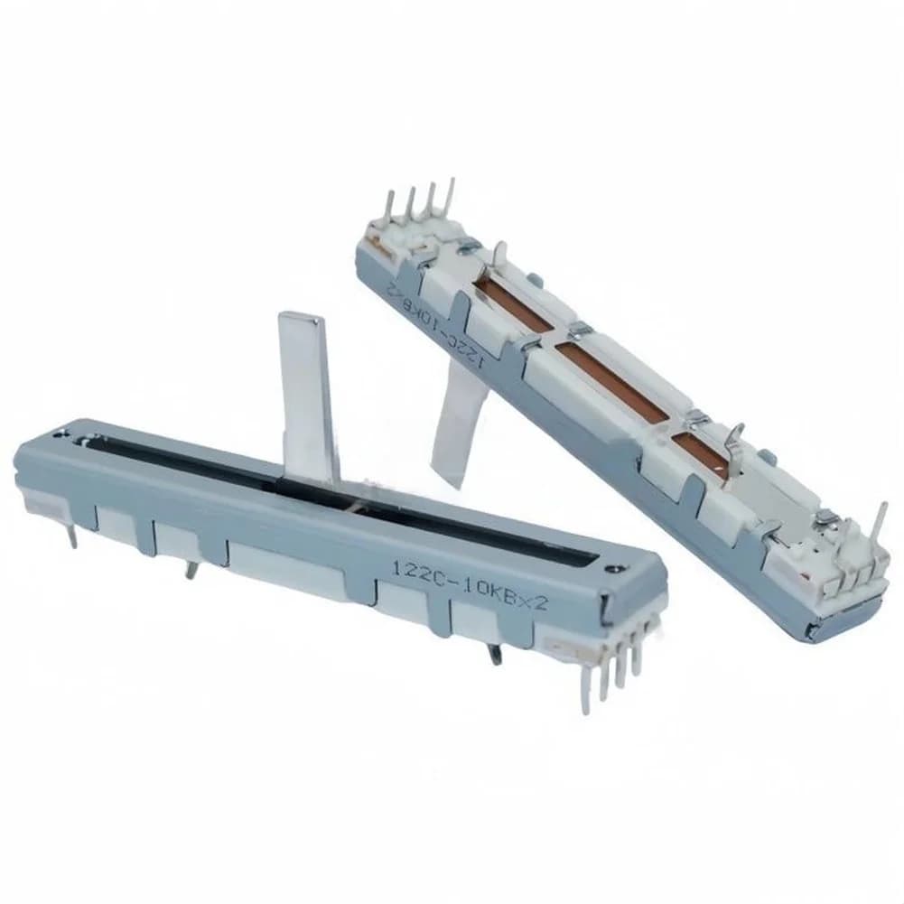1 Pezzo Potenziometro a Scorrimento Lineare 60mm 10KB×2 6 Pin per APC40 per Mixer DJ MKII