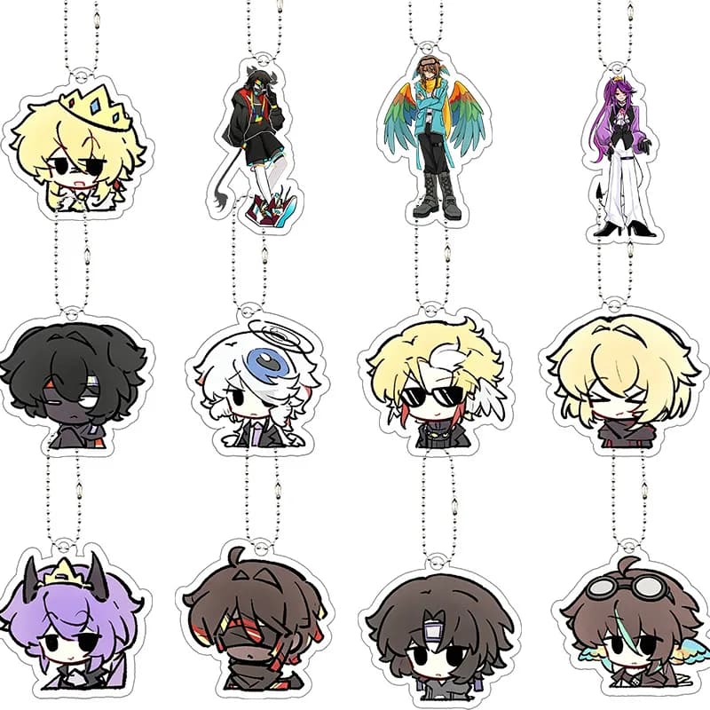 Unstable Universe Acrylic Keychain Game Collection Backpack Hanging Figure Charms Bag Decoration Student Keyring Birthday Gift