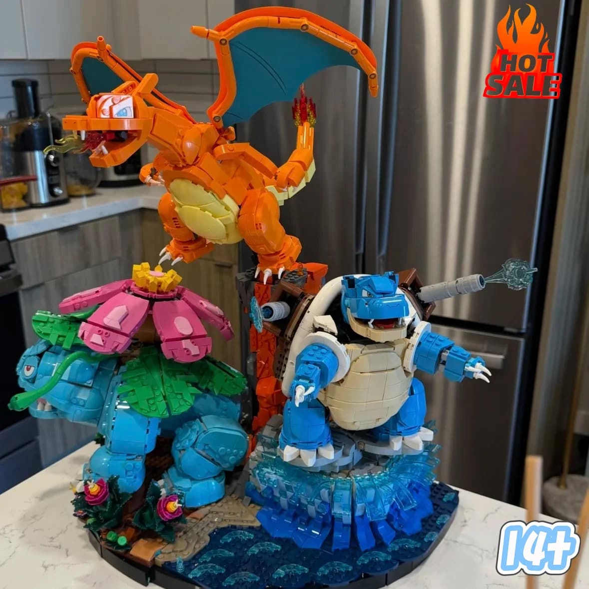 Nuovo Arrivo Set Espositivo di 6848 Pezzi FIT 72153 3 Action Figure da Battaglia, Modellino in Mattoncini da Costruzione, Giocattoli, Regali di Compleanno