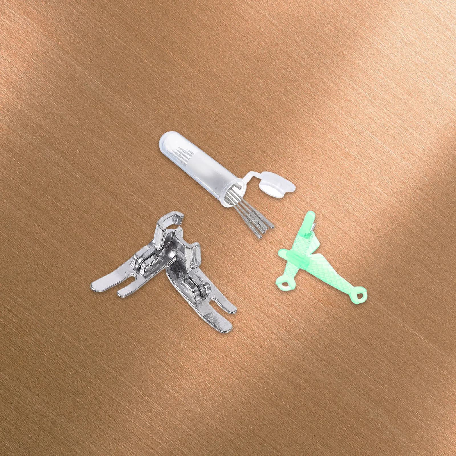 Set di 1 Piedino per Macchina da Cucire Vintage, Kit Anti-Skip per Ago, Cucitura Liscia per Vari Tessuti, Accessori Universali per Cucito