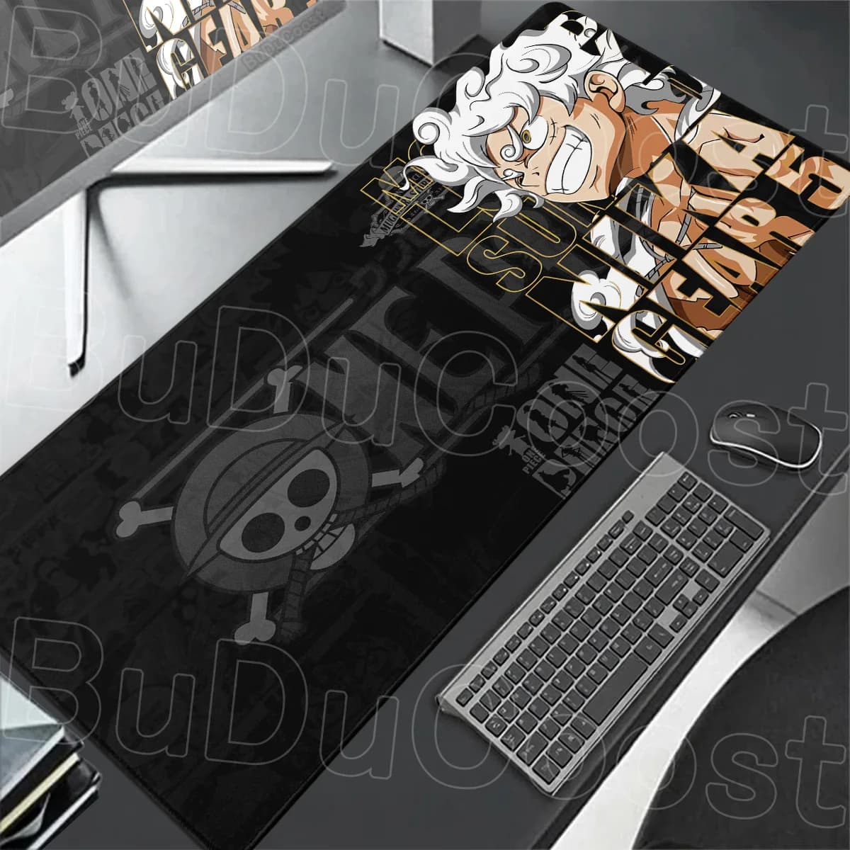 One Piece Luffy Speed Black Mouse Mat Laptop Table Decoration Carpet XL HD Print Gaming Anime Keyboard Pad Pc Office Accessories