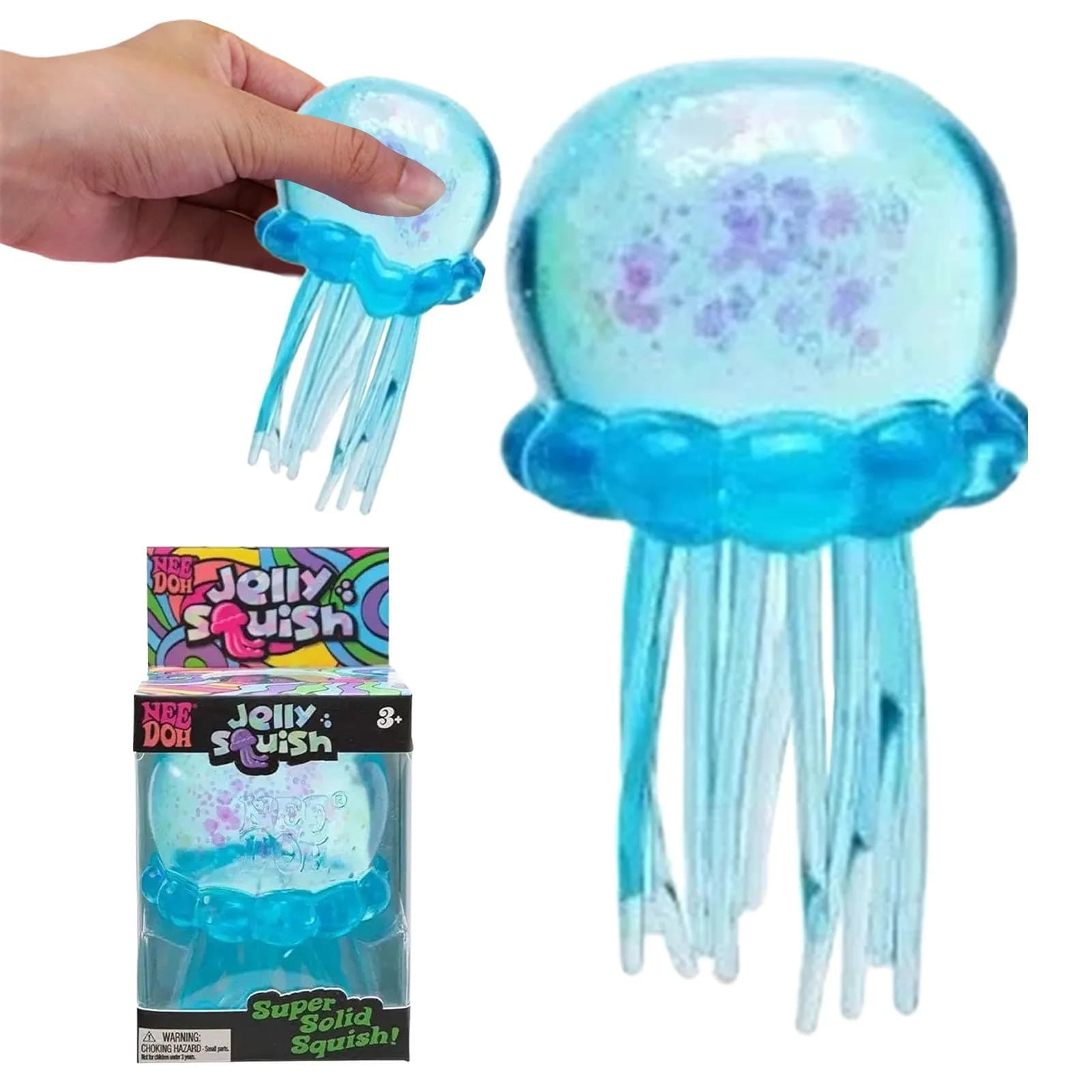 Giocattolo da Spiaggia a Forma di Medusa e Polpo, Giocattolo da Spremere per Esterni, Palline Antistress a Forma di Polpo, Giocattolo Antistress per Bambini