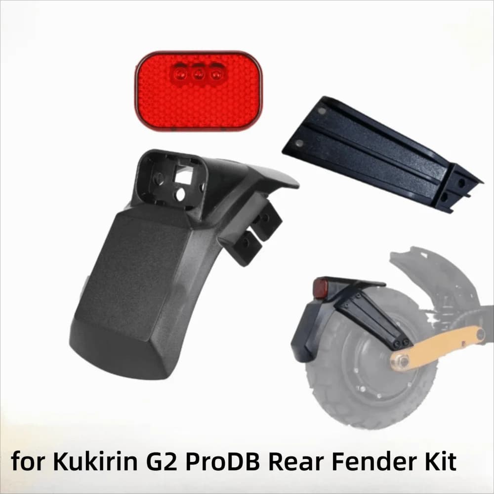 Nuovo Parafango Posteriore per Kukirin G2 Pro DB, Ricambio con Luci Posteriori, Lampada Posteriore per Scooter Elettrico, Accessorio per Scooter
