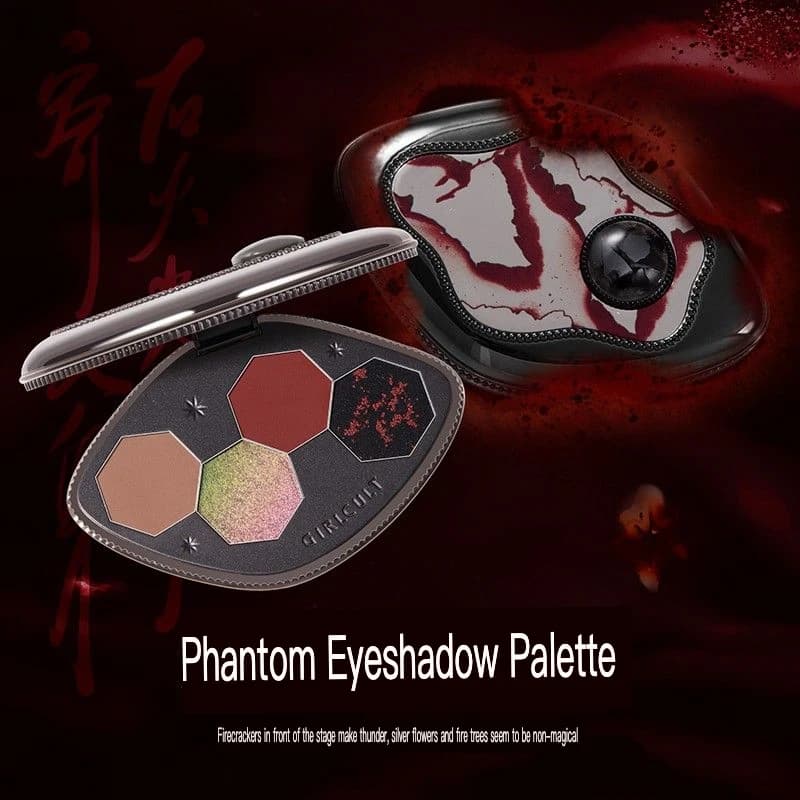 Palettes of Four Color Shadows, Cordyceps Sinensis Matte Bright Pearlescent Chameleon