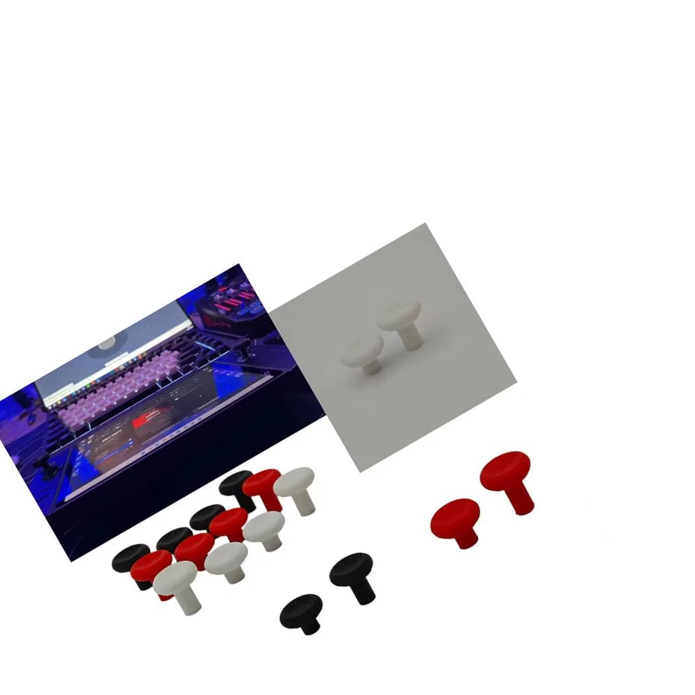Tappo bilanciere modificato colorato per il controller della maniglia del gioco Legion Go Sostituzione del joystick a bilanciere Shell 2 pezzi Nero Bianco Rosso