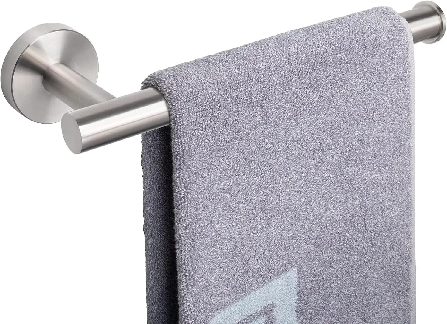 Anello porta asciugamani in acciaio inossidabile antiruggine, porta asciugamani da parete da 9 pollici per bagno, stile contemporaneo, nichel spazzolato
