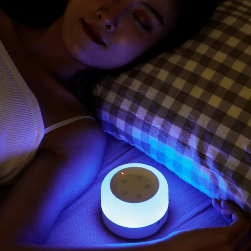 Macchina del rumore bianco con luce notturna rilassamento del sonno per il tocco portatile del bambino USB regolabile ricaricabile per i viaggi a casa