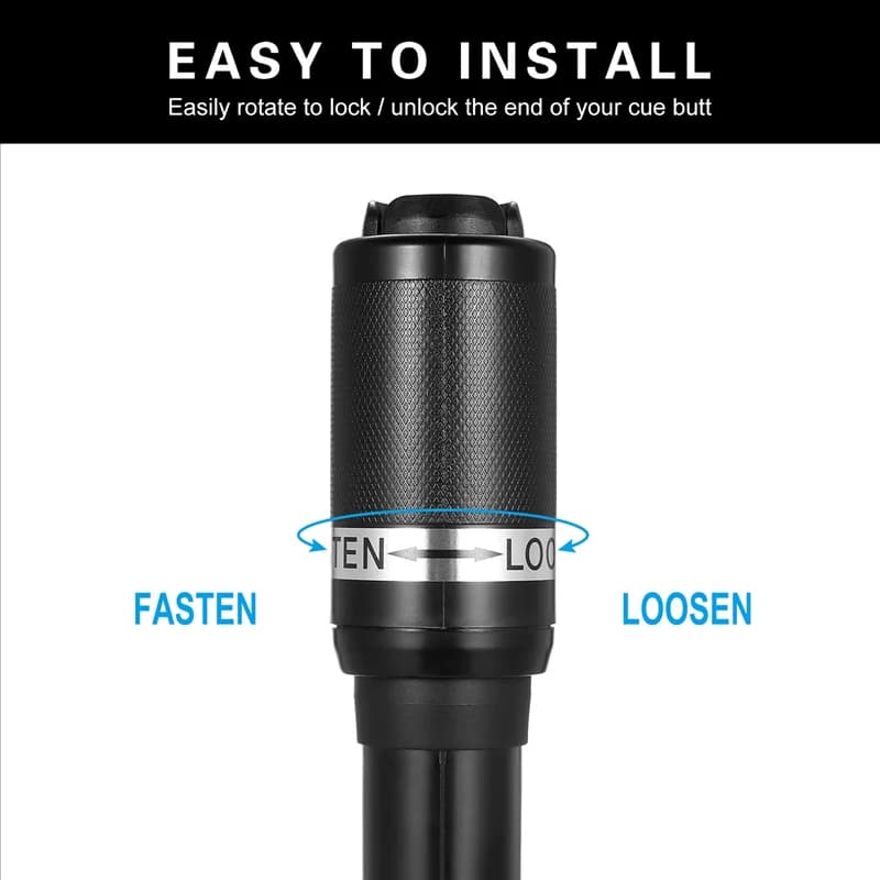 L33A_Pool Cue Extension Extender Indoor Entertainment Telescopico Cue Extension per Stecca da biliardo