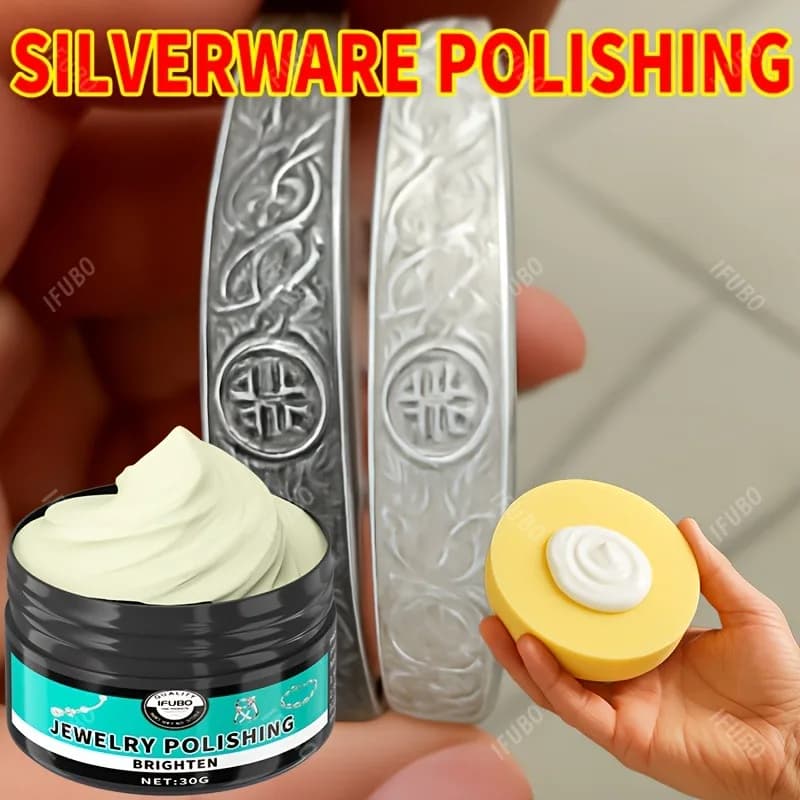 Crema lucidante per gioielli: rimozione dell'ossidazione per bracciali, collane, anelli e orecchini in oro/argento