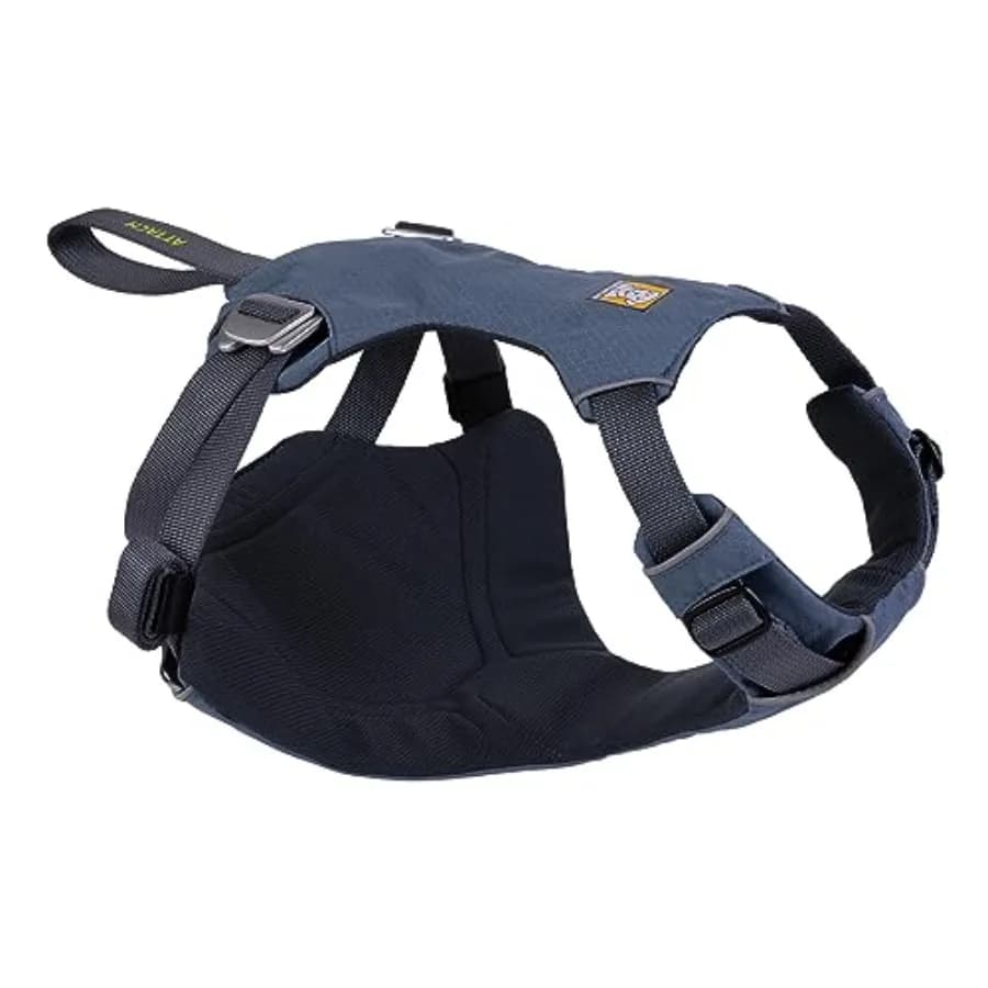 Imbracatura per cani da auto Load Up, imbracatura da viaggio imbottita e regolabile con attacco universale per cintura di sicurezza e struttura in metallo resistente