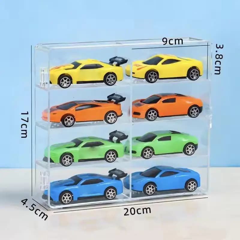 8-grid Transparent Display Stand Collection Enthusiasts Show Storage Supplies. Acrylic Storage Rack Creative Toys/gifts