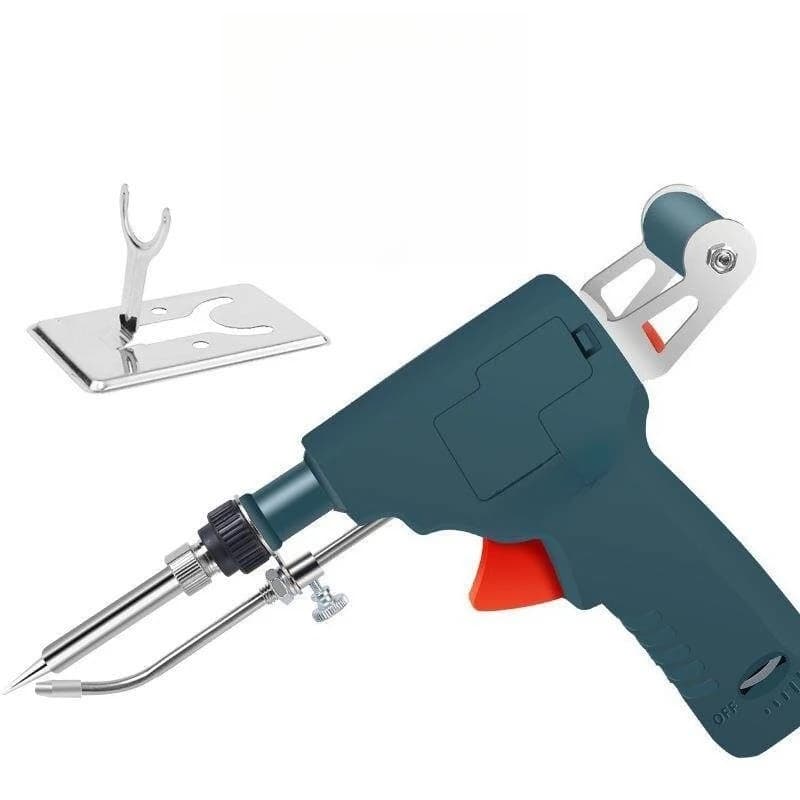 Adjustable temperature 80W internal heating handheld solder gun 110V standard tin machine standard electric soldering iron set