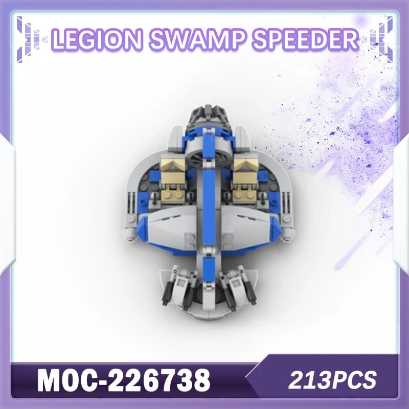 213PCS FAI DA TE Astronave Legione Palude Speeder Modello FAI DA TE, Assemblare Mattoni, Puzzle Giocattoli Educativi Un compleanno prese MOC-226738
