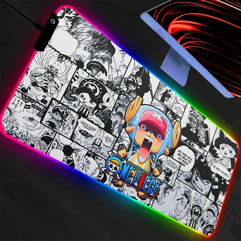 Tappetino per Mouse LED RGB Varmilo per Computer, Accessori da Gaming con Retroilluminazione, Tappeto da Scrivania Durevole