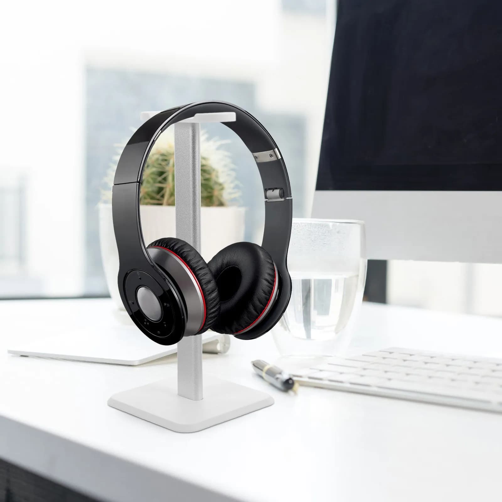 Earphone Stand Detachable ABS Tpu Aluminum Headphone Holder Display Rack Gaming Headset Organizer Desk Accessories