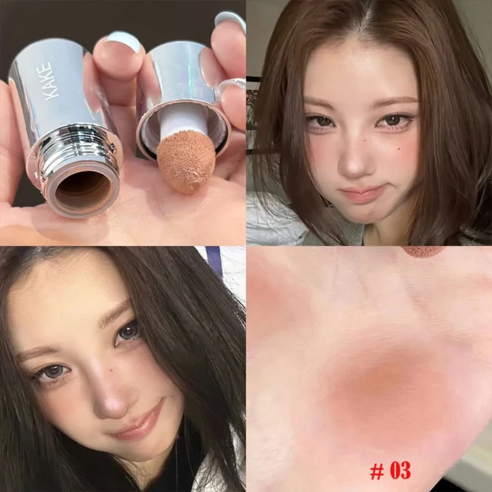4 Colors Liquid Blush Matte Color Enhancing Cheek Liquid Blush Cream Longlasting Moisturizing Makeup Rouge