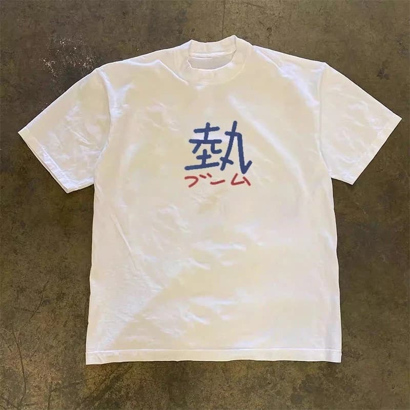 Nuova Moda Estiva: T-shirt con Stampa a Colori, Stile Casual per Coppie, Maglietta Unisex a Maniche Corte