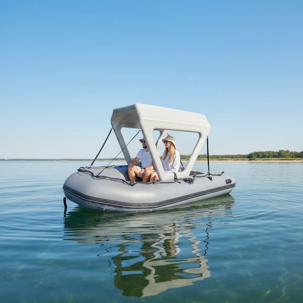 Factory Wholesale Portable Air Sunshade for Boat Easy Setup Inflatable Waterproof Canopy for Fishing Boat, Kayak, Paddle Board