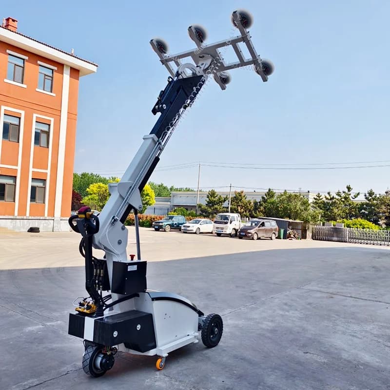 Self-propelled Remote Control Vacuum Glass Suction Lifter Construction Glass Installation Robot