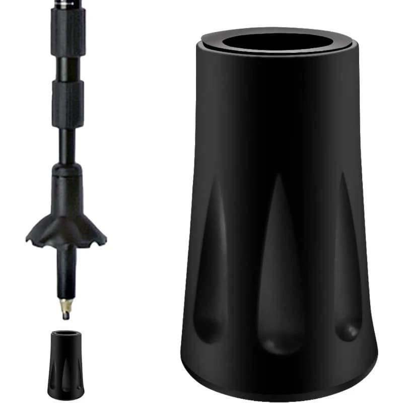 1-8 pieces for trekking poles spare parts rubber feet for trekking poles rubber tips for walking poles accessories