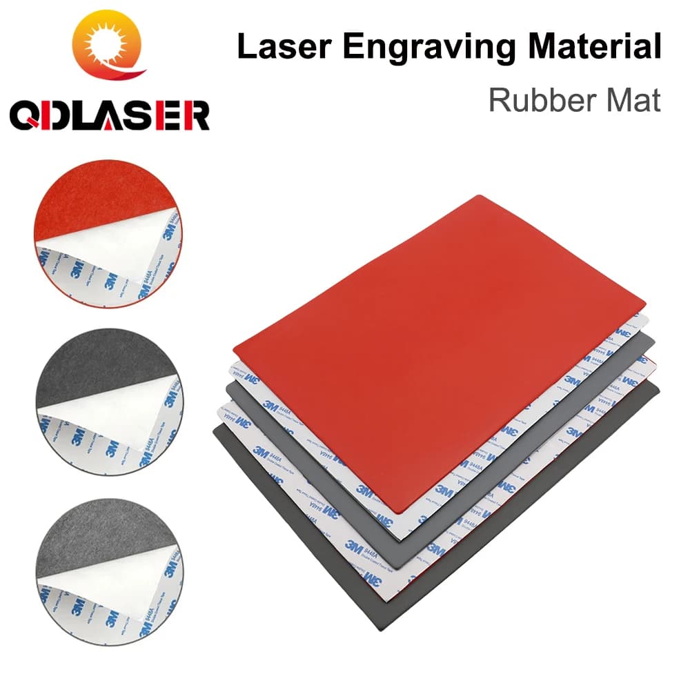 QDLASER tappetino in gomma Laser materiali per incisione fai da te per macchina per incisione e marcatura Laser i materiali per stampa e incisione fai da te