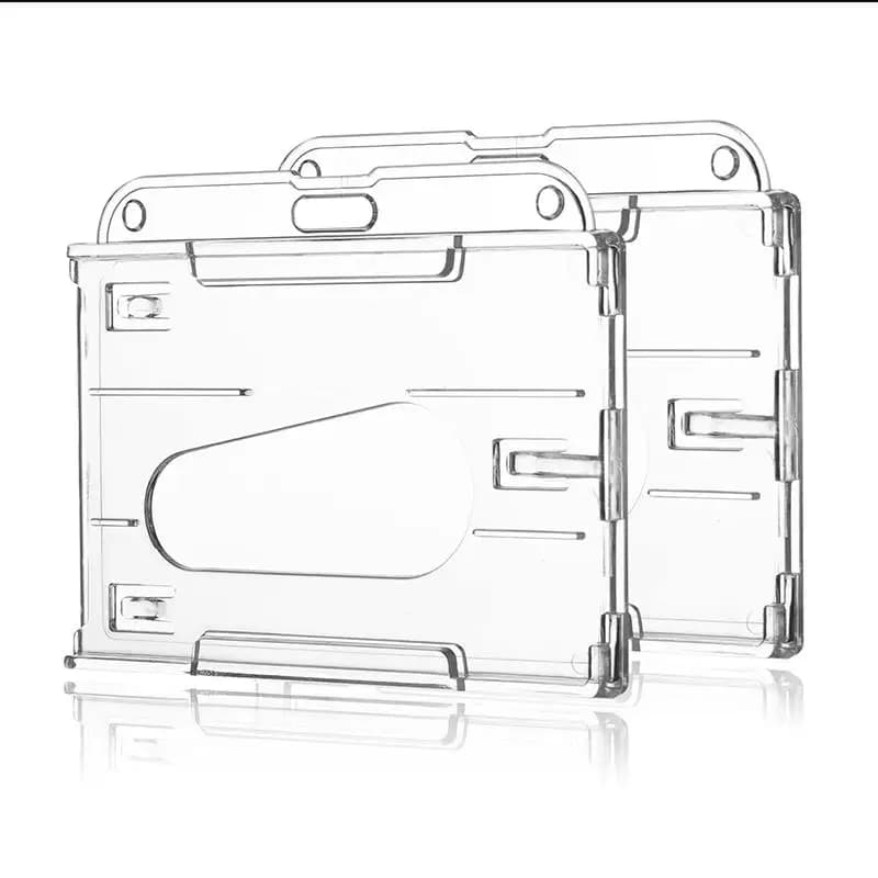 Slot for Transparent Cards badge holder for ID tags Coil for badges Hard case for credit Multipurpose cards for hunting stars