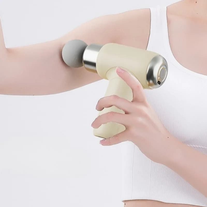 Fitness equipment accessories with fully automatic adjustable electric band gun for professional relaxation neck for girls