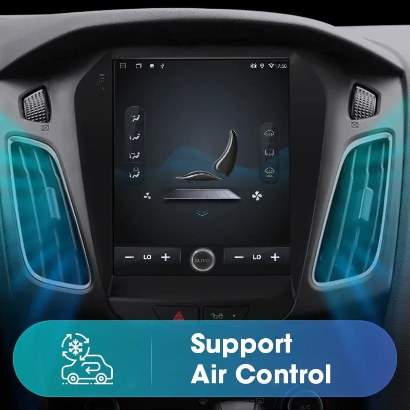 Autoradio Android 12 da 9,7 pollici per Ford Focus Mk 3 2011 2012 - 2019 Lettore multimediale 2 Din Carplay Auto Stereo GPS DVD 2din