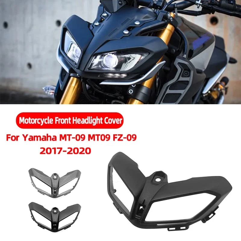 Copertura Faro Anteriore Moto MT 09 2017 2018 2019 2020 Carena Superiore Anteriore per Yamaha MT-09 MT09 FZ-09 FZ09