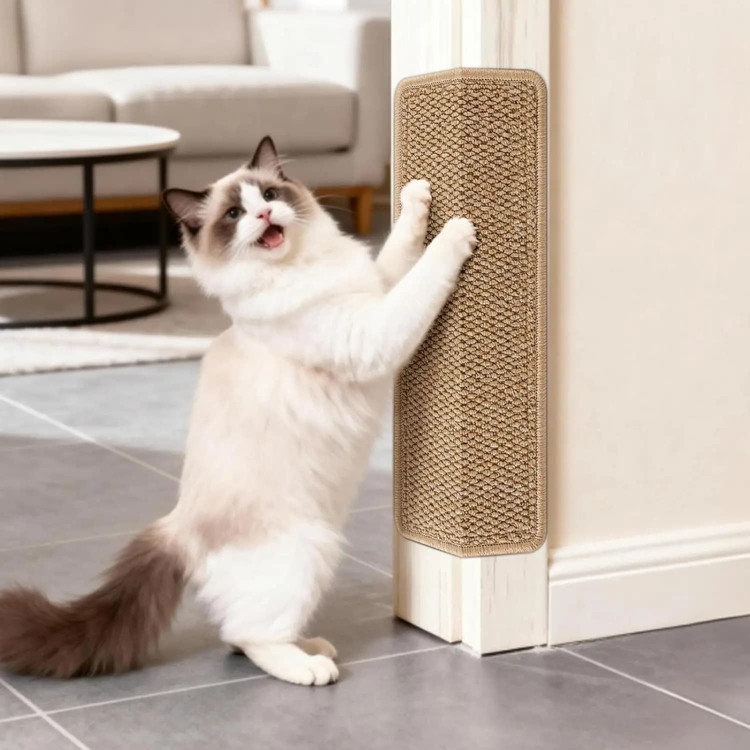Protezione per Porta per Gatti, Antigraffio per Angoli di Parete, Protezione per Mobili per Gatti da Interno, 50 cm x 20 cm