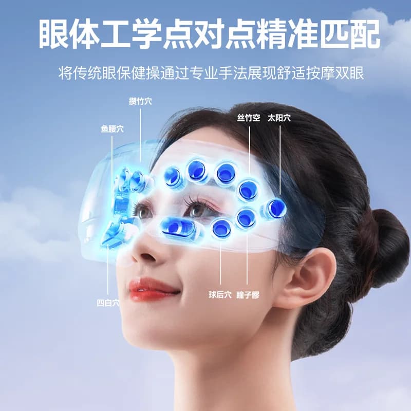 Multifunctional Ocular Massage Customizable with Hydrating Spray, Including Calda and Vapore Protective Mask