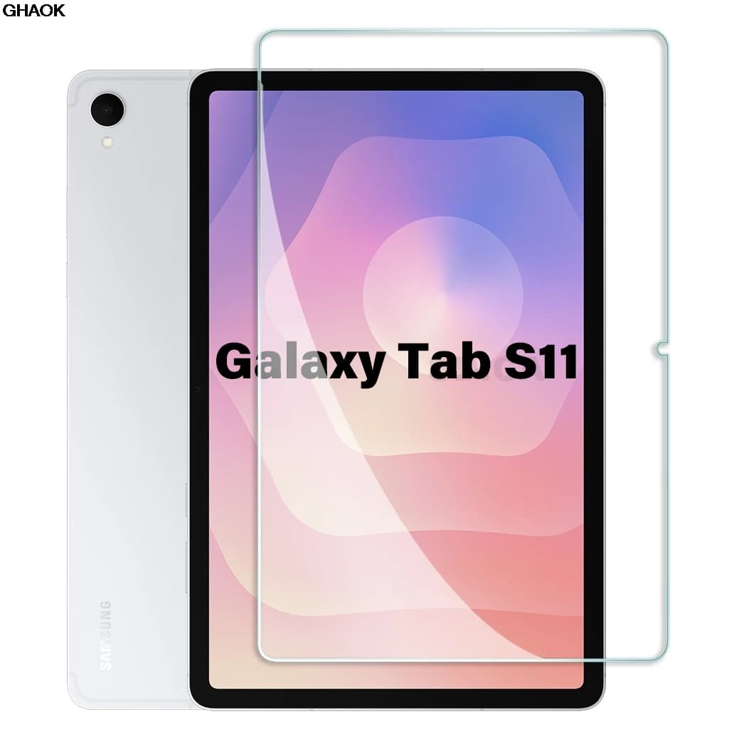 Per Samsung Galaxy Tab S11 5G Protezione schermo in vetro temperato Tablet da 11.0 pollici Antigraffio HD Pellicola protettiva SM-X730 SM-X736