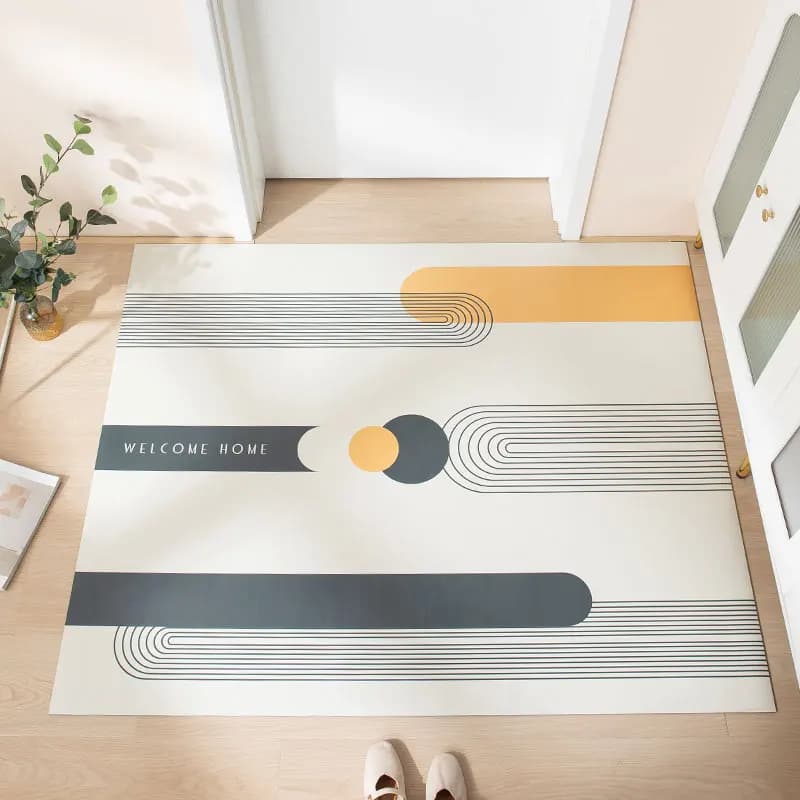 Tappeti moderni con motivo geometrico Tappeto lavabile ultra sottile Tappeti antiscivolo resistenti alle macchie per soggiorno