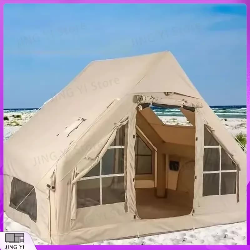 Tenda Gonfiabile Automatica Portatile da Esterno, Impermeabile e con Protezione UV, per Campeggio, Escursionismo e Viaggi