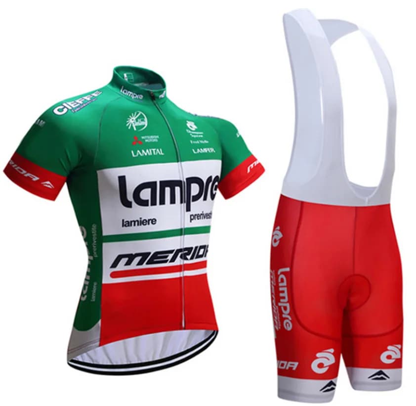 Men's Knit Set Cycling Sleeve Short Lamps Women's Knitwear with Salopette, Summer Sports Clothing for Cycling and Cycling