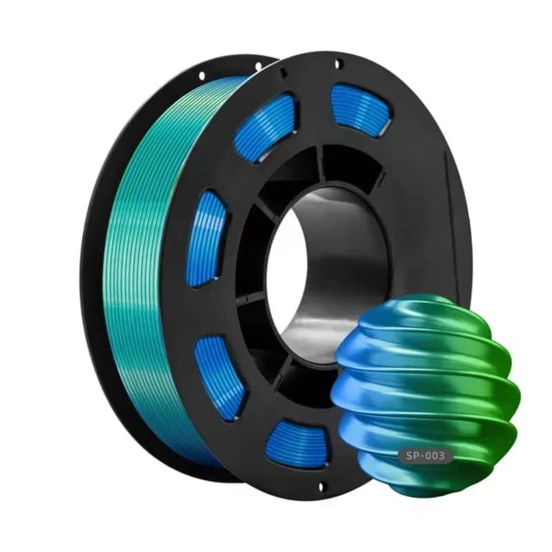 Dual-color PLA Silk 200g 3D Printing Materials 1.75mm Upgrade Eco-Friendly 3D Printer Filament FDM Non-Toxic Vacuum Packaging Da