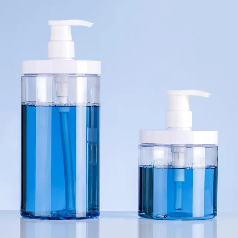 Clear Wide Mouth Bath Gel Bottle Liquid Container Soap Dispenser Shampoo Lotion Bottles Hand Washing Lotion Sub Bottle
