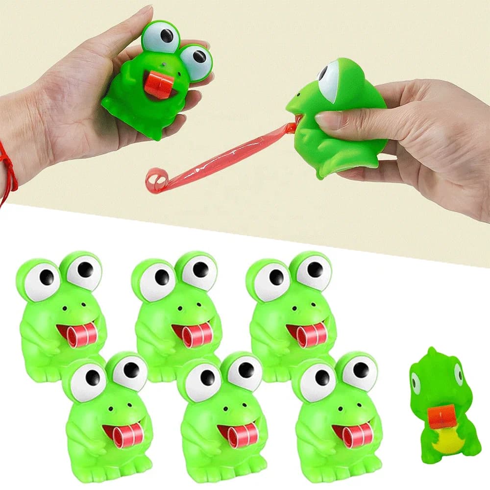 Pizzico rana dinosauro attaccare la lingua fuori giocattoli divertenti sensoriali antistress giocattoli agitati giocattoli per gatti regali di compleanno per bambini bambini