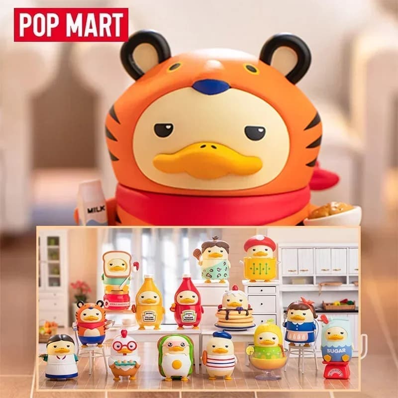 POP MART Duckoo Kitchen Battle Series Mystery Box - Cute Anime Figure Blind Bag Desktop Ornaments Collectible Doll for Fans
