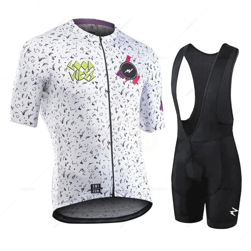 Men's Knitwear and Shorts Set, Road Bikes, Shorts with Bretelle, MTB Clothing, New, 2026