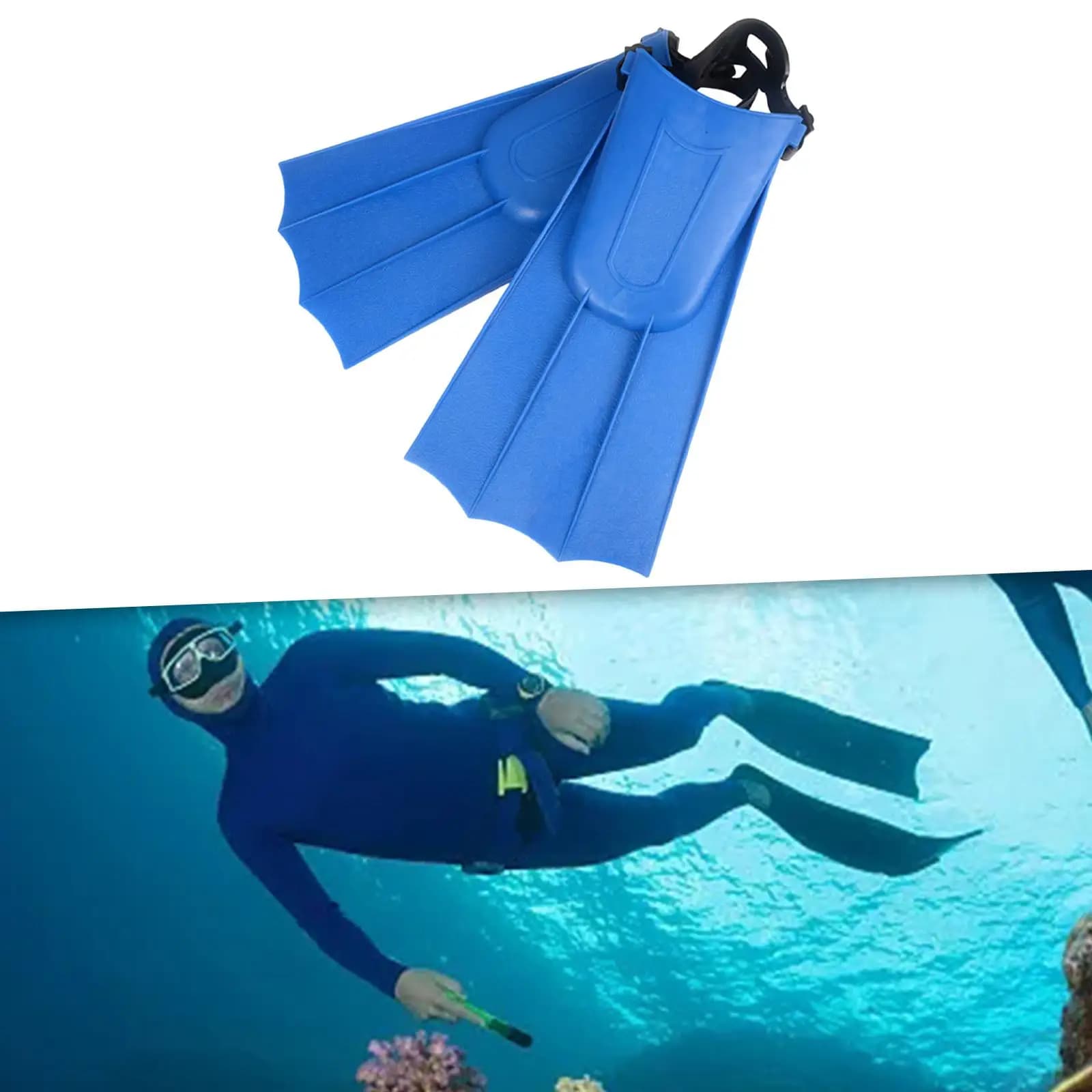Flippers Snorkel Fins Traveling Comfortable Lightweight Adjustable Swim Fins Scuba Diving Fins for Beginners Professionals