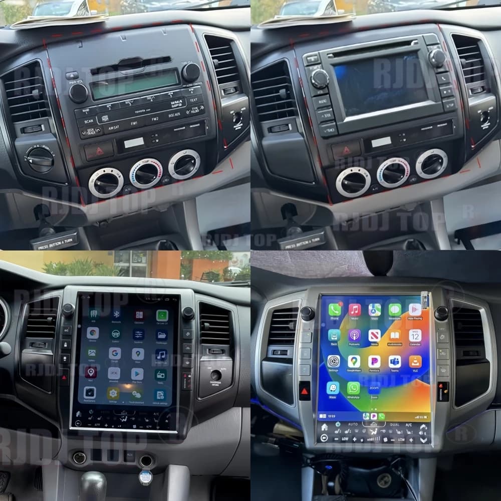 13inch Android 14 Qled Screen For Toyota Tacoma 2005-2015 Wireless Carplay Car Radio GPS Navi Multimedia Video Player Head Unit
