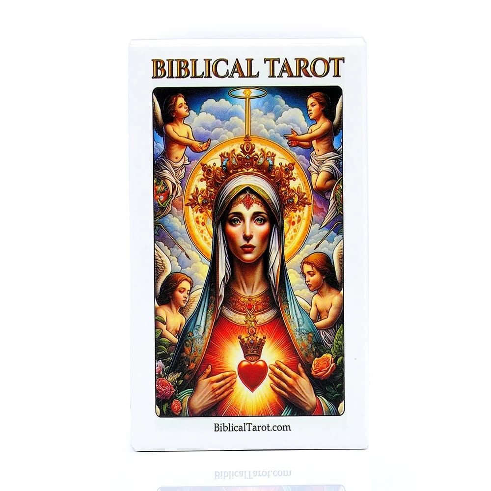 Tarocchi biblici Tarocchi Gioco da tavolo per principianti Carte Oracle Bellissime illustrazioni Regalo per feste in famiglia