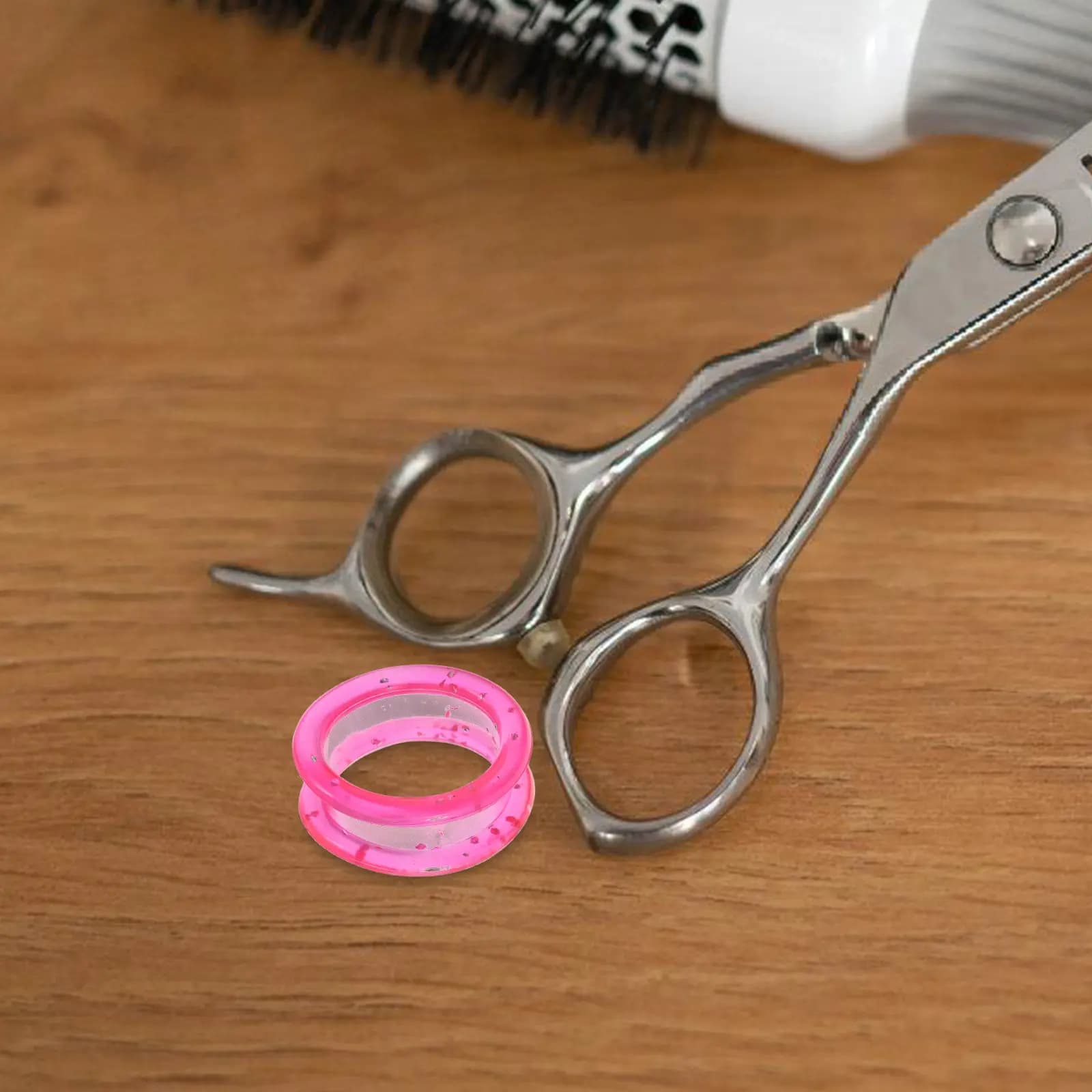 12 Pezzi Protezioni Dita in Silicone Colorate per Forbici da Toelettatura, Anelli di Controllo di Precisione per Forbici da Zampa e Orecchio di Cane