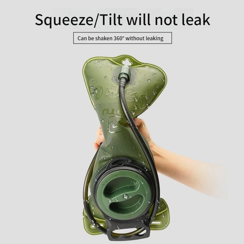 EVA 2L Hydration Water Bladder Reservoir, Portable Leakproof Water Storage Bag for Running Cycling Outdoor Backpack Use