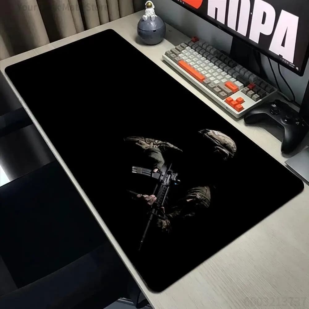 Soldier shadow Mouse Pad Large Computer Office Game Table Mats X Rubber Anti-slip Gaming Keyboard Mousepads Long Desk Pads